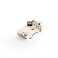 Clip pour pile CR1632, nickelé, en bronze phosphoreux, support de pile CR1632 SMT