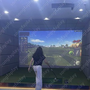 Simulador de <span class=keywords><strong>Golf</strong></span> Songfa, Sistema de Proyección Interactiva para Interiores, Pantalla Táctil Óptica de 1280x720, Sistema Operativo Windows y Android, Área de Juegos Interior - Product Image 4