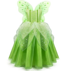 Vestido de Elfo para Niña, Disfraz de Princesa Hada Maravillosa, Tiana, <span class=keywords><strong>Campanilla</strong></span> - Product Image 1