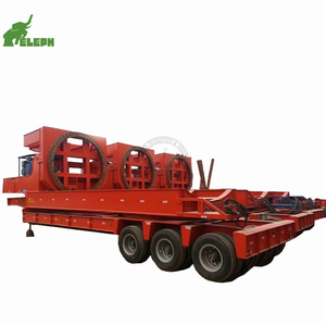 รถพ่วงพื้นเรียบสำหรับบรรทุกหนัก 3 เพลา 120 ตัน ยี่ห้อ China Hydraulic Steering พร้อมใบพัดลม  ขาย - Product Image 5