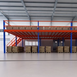 Système de rayonnage industriel pour mezzanine, plateforme en acier pour l'extension du stockage en entrepôt, conception personnalisée - Product Image 4