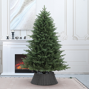 New Pure PE Luxury Christmas <b>Tree</b> Indoor Hotel Living Room Mall Decoration Excluding Fence - Product Image 3