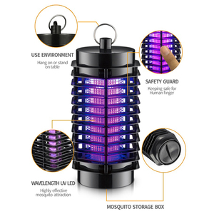 Para Dayoung Insect Killer LED Anti-Mosquito Bug Zapper Trampa eléctrica Material ABS Lámpara de control de plagas - Product Image 4