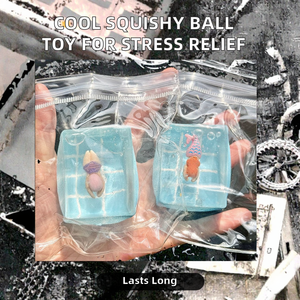 Cool Ambiance - Nueva Pelota Antiestrés de TPR con Forma de Piscina de 6 cm, Juguete de Pelota Blanda de Maltosa para Aliviar el Estrés, para Niños y Adultos - Product Image 2