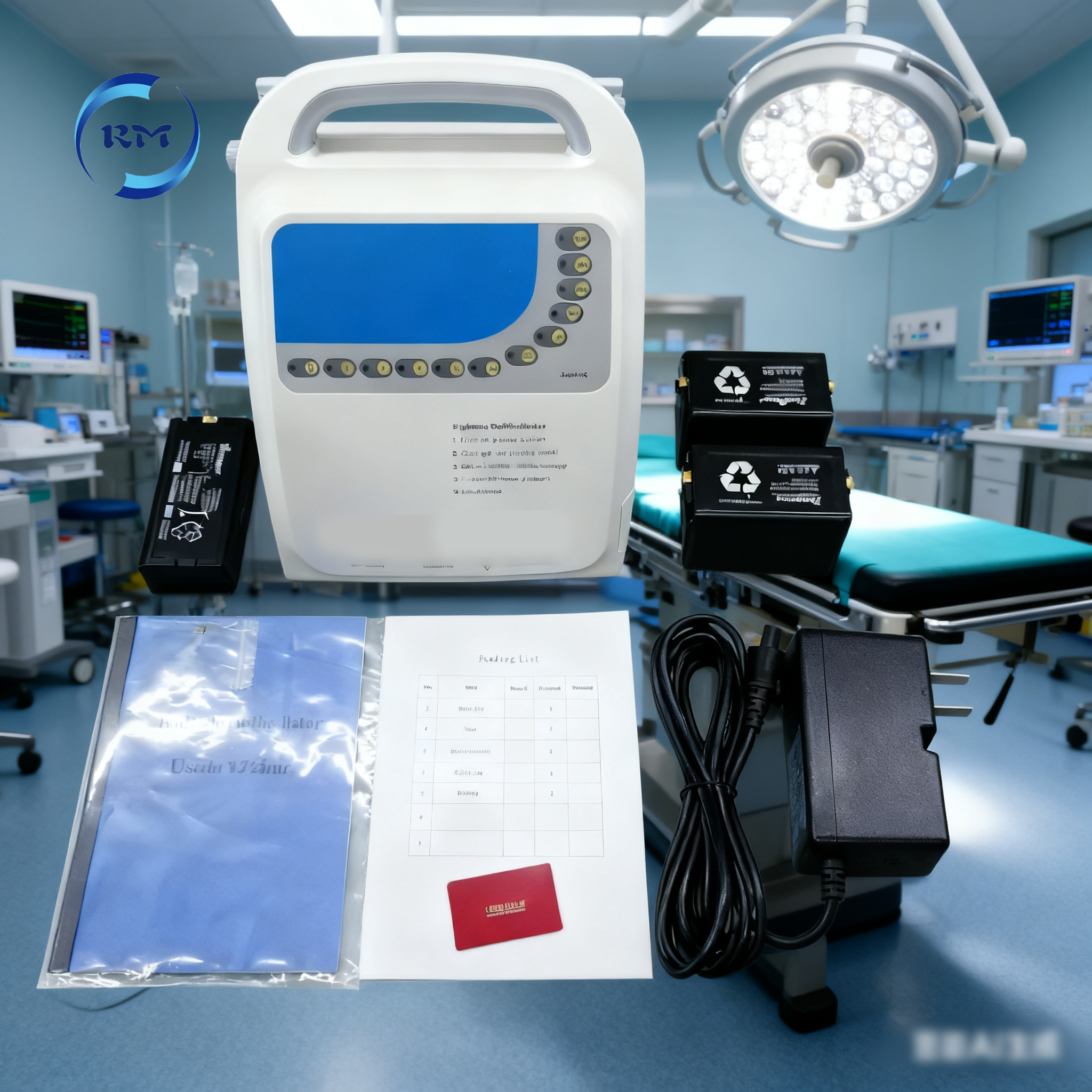 Emergency Portable Hospital Biphasic Portable Defibrillator Price Automatic External Defibrillator AED Machine Medical