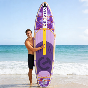 Planche de paddle gonflable personnalisée par le fabricant 11'6"*35"*6" pour la course, en EVA, en gros et en dropshipping, en stock - Product Image 1