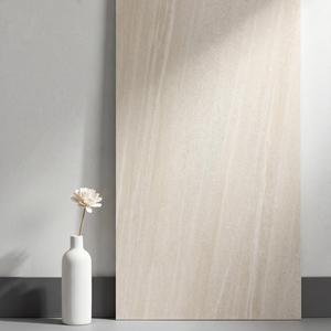 Foshan 60x120 600x1200 Baldosa de Porcelana Mate Suave con Aspecto de Arenisca Gris, Tono Tierra Cálido, Vitrificada para Proyectos de Suelos - Product Image 1