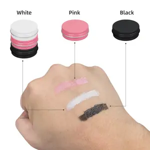 Highly Pigmented White Mapping Paste Microblading Eyebrows Shape Mark Tools Brows Contour Design Pastet For Henna Brows Lip