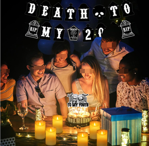 Decoración <span class=keywords><strong>para</strong></span> Fiesta <span class=keywords><strong>de</strong></span> <span class=keywords><strong>30</strong></span> <span class=keywords><strong>Cumpleaños</strong></span>, Guirnalda con Pancarta 'Muerte a Mis Veinte Años', Accesorios <span class=keywords><strong>para</strong></span> Fotos, Globos <span class=keywords><strong>de</strong></span> Confeti Impresos con Helio, Adornos <span class=keywords><strong>para</strong></span> Pasteles y Cupcakes - Product Image 4