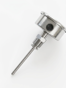 เทอร์โมมิเตอร์แบบหน้าปัดอุตสาหกรรมชนิดไบเมทัลแบบแกน ขนาด 1/2 นิ้ว NPT รองรับ OEM และ ODM ทนอุณหภูมิ 150 องศาเซนติเกรด - Product Image 4
