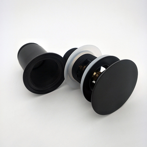 <span class=keywords><strong>Válvula</strong></span> de desecho de latón para el hogar, accesorio negro para residuos con clic - Product Image 3