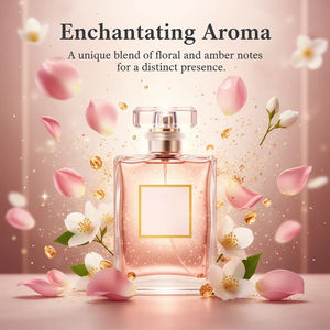 น้ำหอมกลิ่นดอกไม้หรูหราสำหรับผู้หญิง กลิ่นกุหลาบและมะลิ ติดทนนาน บรรจุในกล่องของขวัญ แบรนด์ส่วนตัว ขนาด 100 มล. - Product Image 2