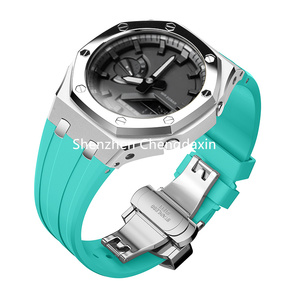 Kit Mod para GA2100 Bisel de metal para <span class=keywords><strong>Casio</strong></span> Modificación Caja de reloj de goma Caja brillante de acero inoxidable para <span class=keywords><strong>Casio</strong></span> GA 2100 con tornillo - Product Image 4