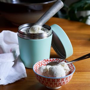 Conteneur <span class=keywords><strong>de</strong></span> stockage pour crème glacée <span class=keywords><strong>de</strong></span> 16 oz en acier inoxydable à double paroi isolé sous vide - Product Image 4