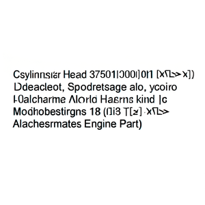 Cabeza de Cilindro 37501-10100 para Motor Mitsubishi S16R, Repuesto de Posventa - Product Image 1