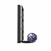Refroidisseur liquide AIO haute performance 360 mm avec base en cuivre et radiateur en aluminium, LED ARGB pour boîtier d'ordinateur, PC de jeu
