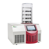 LABTEX 3 Trays Vacuümvriesdroger inclusief vacuümpomp voor het drogen van fruit en groenten, voorafvriezen en dehydrateren