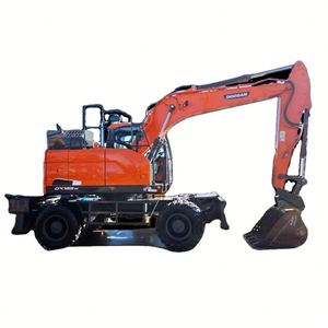 Excavatrice sur pneus d'occasion Daewoo Doosan DXW140 DX150W DX165W avec moteur, boîte de vitesses, pompe, roulement et coupleur rapide Doosan - Product Image 1
