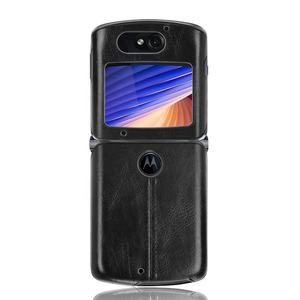 Funda de teléfono de cuero PU de sutura para <span class=keywords><strong>Motorola</strong></span> Moto <span class=keywords><strong>Razr</strong></span> 5G <span class=keywords><strong>2022</strong></span> y 2020 6,2 "fundas Retro duro mate contraportada Capa Funda - Product Image 3