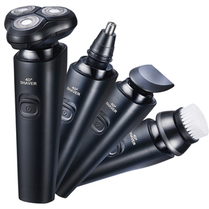 <span class=keywords><strong>Rasoir</strong></span> électrique rotatif 4 en 1 étanche Usb rechargeable <span class=keywords><strong>Rasoir</strong></span> électrique rotatif pour le visage des hommes - Product Image 1