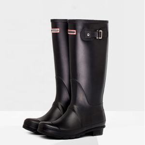 Großhandel Custom Color Frauen Lange Regens tiefel Largas Botas De Lluvia Para Mujer - Product Image 3