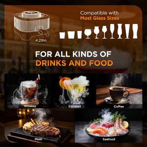 ชุดรมควันวิสกี้ไฟฟ้า YXQ-02 วัสดุพ<span class=keywords><strong>ล</strong></span>าสติก ตั้งเว<span class=keywords><strong>ล</strong></span>าได้ 0-60 วินาที ไม่ต้องใช้<span class=keywords><strong>บิ</strong></span>วเทน สำหรับค็<span class=keywords><strong>อก</strong></span><span class=keywords><strong>เท</strong></span><span class=keywords><strong>ล</strong></span>/บูร์บอง พร้อมชิปไม้ 6 ชนิด อุปกรณ์บาร์ - Product Image 6