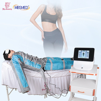 3-in-1 Infrarot-Entgiftungs-Massage-Pressotherapie-Anzug Luftdruck-Pressotherapie-Gerät mit Augenmassagegerät für Körper-Lymphdrainage