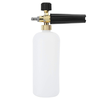 Pistolet de lavage haute pression, lance à mousse de neige, connecteur rapide 1/4'', générateur de mousse, canon à savon, bouteille de nettoyage pour lavage de voiture, 3000 PSI