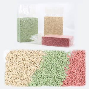 OEM/ODM vente en gros, emballage personnalisé, Logo, bon marché, sable de chat écologique, propre, naturel, jetable, litière pour chat Tofu - Product Image 1