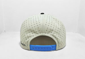 Gorra Snapback de 7 Paneles con Logotipo Bordado Personalizado, Impermeable, Transpirable, de Poliéster, con Cuerda, Visera Plana, Unisex, con Orificios Traseros - Product Image 5