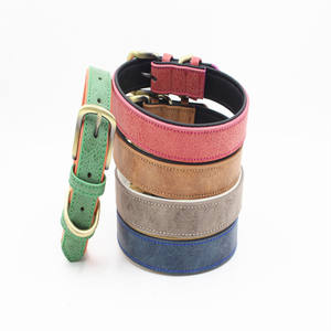 <span class=keywords><strong>Collar</strong></span> de piel sintética suave para perros y gatos, Correa personalizada de lujo, venta al por mayor - Product Image 3