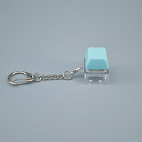 Jouet anti-stress pour clavier, porte-clés anti-stress pour clavier, bouton classique Macaron à presser avec anneau porte-clés, poppers anti-stress pour soulager le stress et l'anxiété