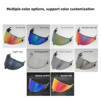 Visière de casque Spartan pour casque de moto SPARTANGT/PRO/RS avec protection anti-buée, solaire et anti-UV