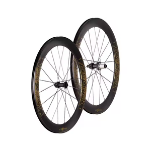 Paire de roues à disque de route en carbone Roulements en céramique Fabricant de vente chaude Paire de roues en carbone pour vélo Jantes en carbone Roues 700c - Product Image 2