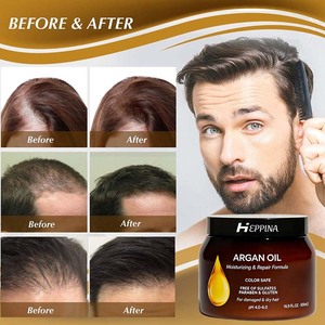 <span class=keywords><strong>Masque</strong></span> capillaire nourrissant à l'huile d'argan OEM, favorise l'épaississement, hydrate et conditionne en profondeur les cheveux secs et abîmés - Product Image 3