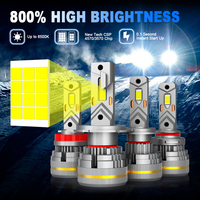 Ampoule de Phare LED Canbus Sans Erreur Gview 200W 48000LM H1 H3 H4 H7 9005 6000K avec Puce 4575 pour Automobile