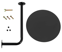 Table de bar murale en acier inoxydable sur mesure pour café