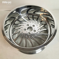 Jantes forgées FANXI personnalisées finition argent poli 20x10 22x14 24x12 24x14 26x14 26x16 28x16 8 trous 8x180 8x6.5 8x170 avec grands enjoliveurs