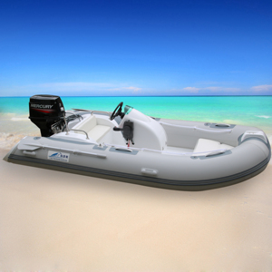 Venta Directa de Fábrica RIB390c, Bote Inflable de Fibra de Vidrio RIB con Mesa Elevadora, Motor de 30HP, Capacidad para 5 Personas, Duradero y Estable - Product Image 2