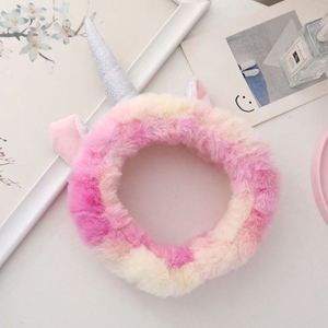 ที่คาดผมตุ๊กตายูนิคอร์นไล่สีแบบ Tie-dye สินค้าขายดีข้ามพรมแดน ของเล่นตุ๊กตาผ้าพลัฌสำหรับมัดผม สไตล์ยุโรปและอเมริกา - Product Image 5