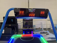 Kit de jeu de table de hockey sur air à monnayeur avec câblage de tableau, écran LED pour enfants, pour salle de jeux intérieure