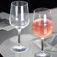 Offre Spéciale – Verre à Vin en Plastique 540 ml Sans BPA Incassable, Coupe à Champagne pour Fêtes et Mariages avec Logo Personnalisé