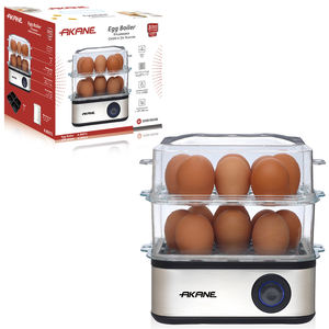 AKANE 500W Chaudière à oeufs Caldera De Huevos avec conception à deux couches Fonctionnement à un bouton et protection contre la surchauffe - Product Image 1