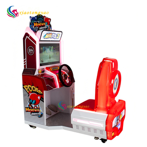 Simulateur de jeu de course automobile d'arcade personnalisable à monnayeur, avec cabinet métallique, pour centres de jeux, en anglais, 110V/220V - Product Image 5