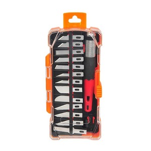 15 Piece Carving Knife Set High Carbon Steel Knob Blade Change For Wood Craft Student Art Tools - Product Image 3