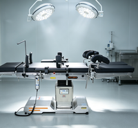 Table chirurgicale radiolucente électro-hydraulique à double commande MT Medical avec fonction d'arrêt d'urgence à un clic