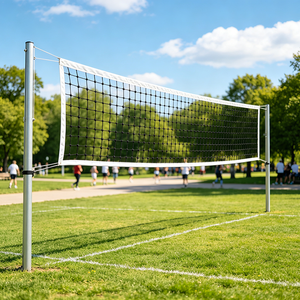 Red <span class=keywords><strong>de</strong></span> Voleibol Juvenil <span class=keywords><strong>de</strong></span> Instalación Rápida, Portátil y Ajustable, para Gimnasio, Club, Práctica, Partidos en Interiores y Exteriores, Entrenamiento - Product Image 1