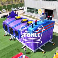 Jeux gonflables de ville de divertissement spatiale pour espaces intérieurs et extérieurs commerciaux à vendre