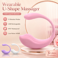 Premium U-förmiger Silikon-Massager Tragbares Körperpflegegerät IPX7 Wasserdicht Private Label Lieferant