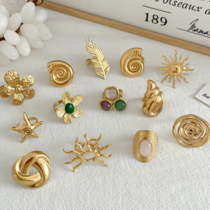 Thời Trang Mạ Vàng Bạc Vòng Tay Tùy Chỉnh Vòng Tay Đa Phong Cách Thép Không Gỉ Có Thể Điều Chỉnh Nhẫn Trang Sức - Product Image 3